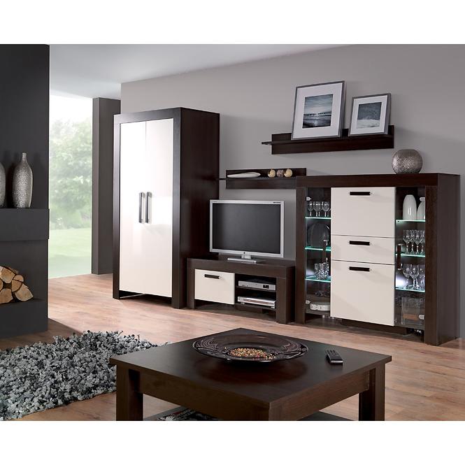 TV Stolek Cezar 170 cm  Milano/Bílý