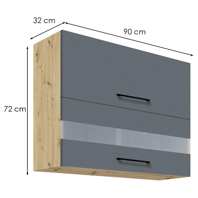 Kuchyňská Skříňka Infinity 42G GREY