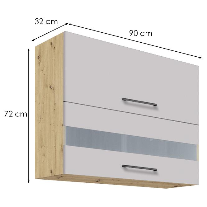 Kuchyňská skříňka  42g latte wood