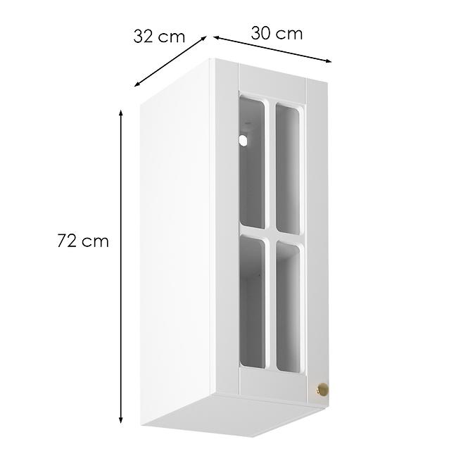 Kuchynská skrinka linea g30s white