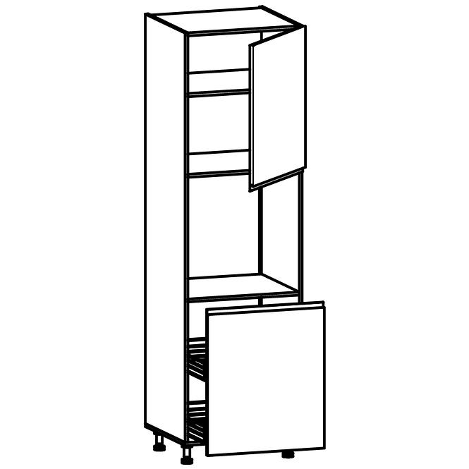 kuchynská skrinka linea d60p white