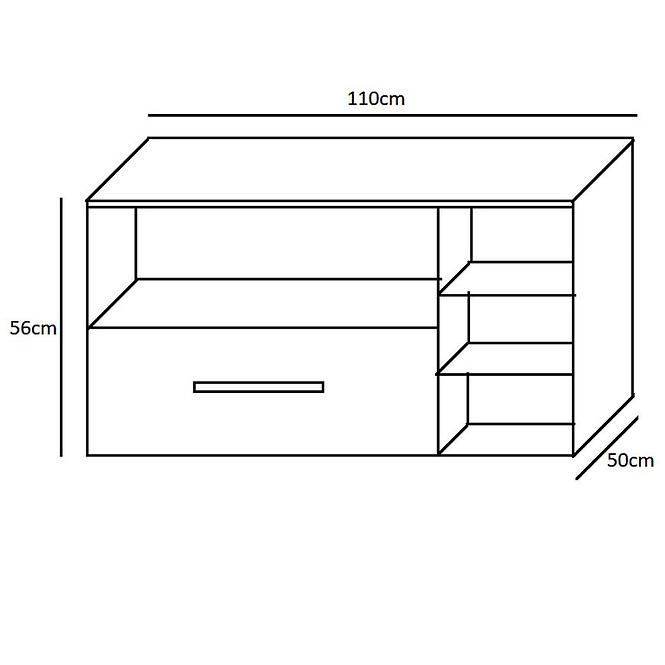 TV Stolek Inez 100cm Jesan