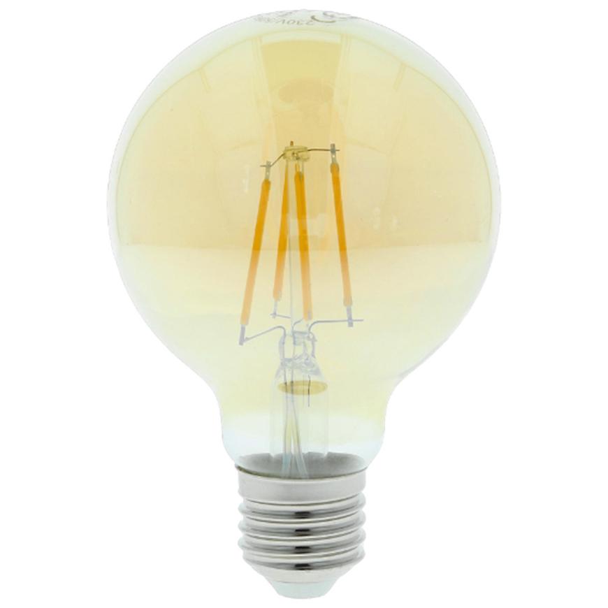 LED žárovka globe G80 vintage 5W E27 2400K 540LM