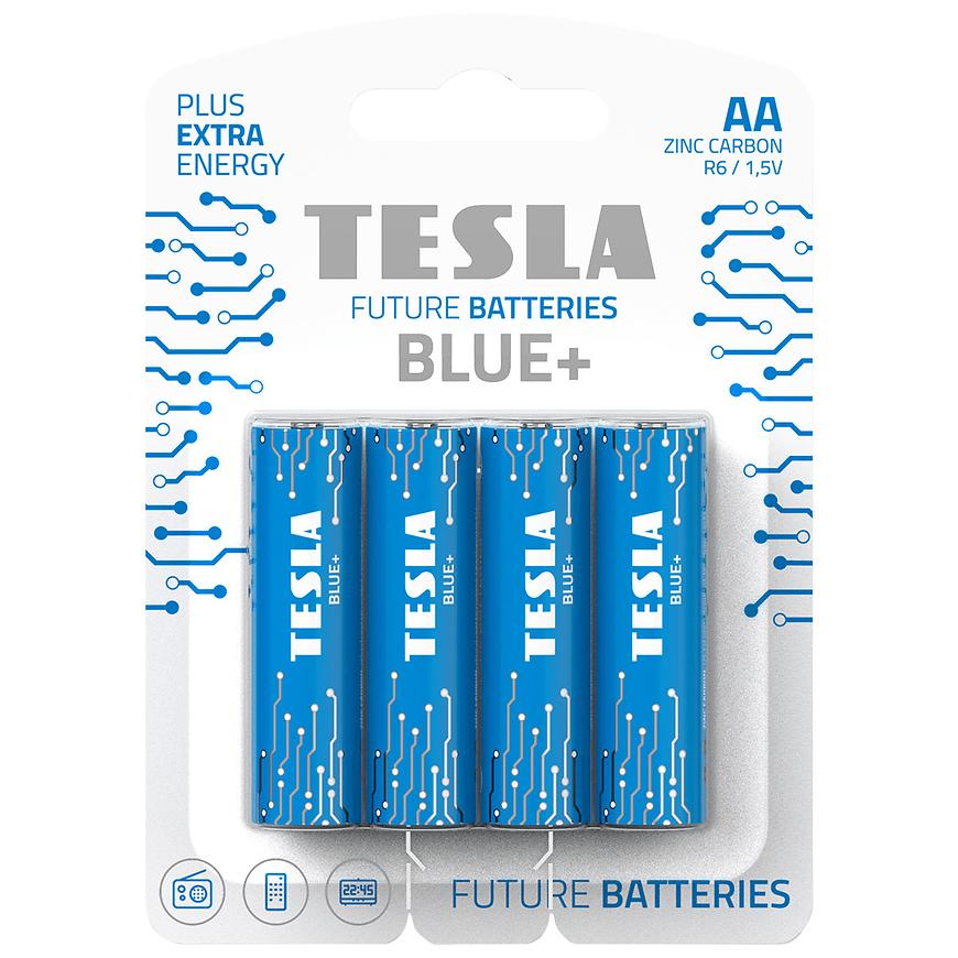 Baterie Tesla AA R06 Blue+ 4 ks