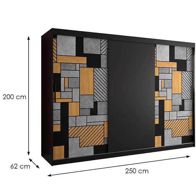 Skříň Walhalla 250 černá