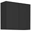 Kuchyňská skříňka Siena černý mat 80g-72 2f