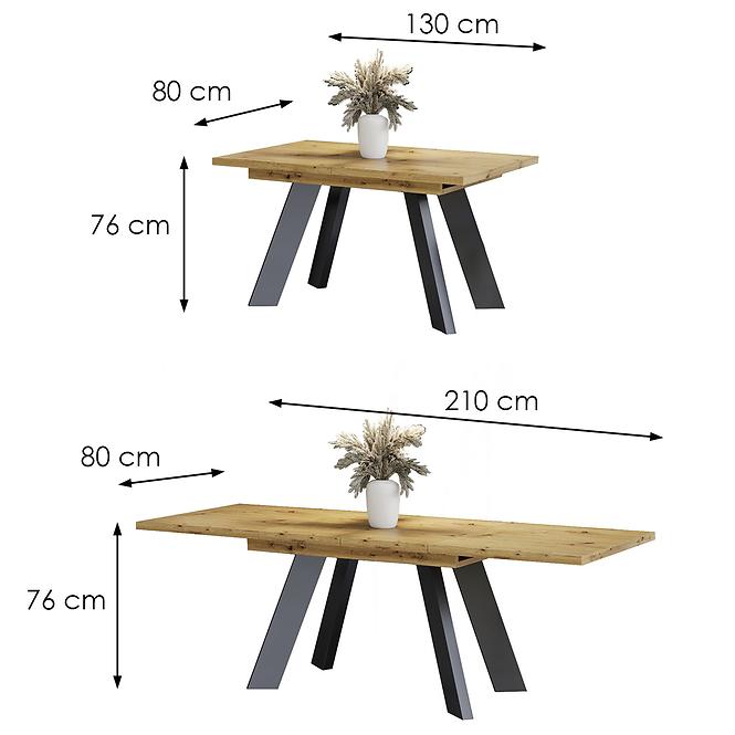 Stůl Como 210 dub artisan