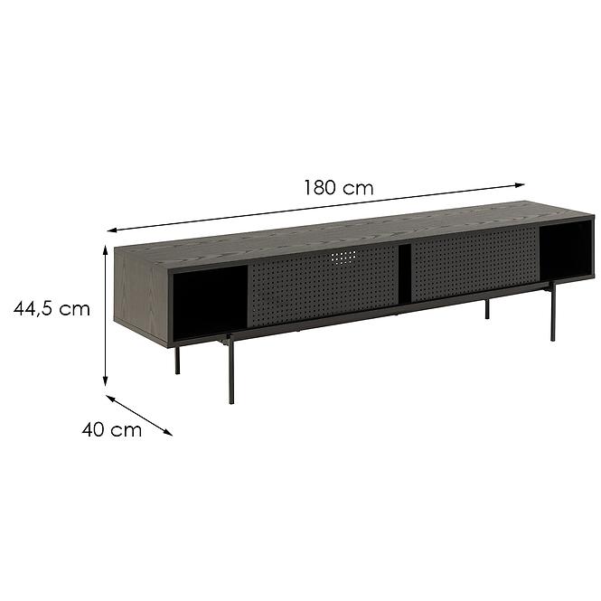 Tv stolek Full II černá