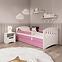 Dětská postel Classic 1+M růžová 80x140 ,6