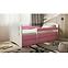 Dětská postel Classic 2+Sz růžová 80x140 ,6