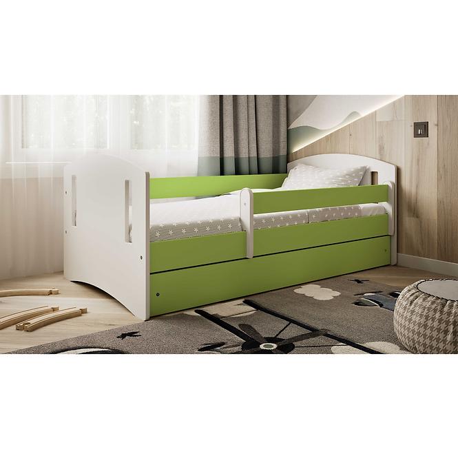 Dětská postel Classic 2+Sz zelená 80x180 
