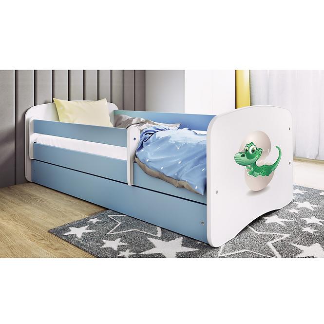 Dětská postel Babydreams modrá 70x140 Dinosaurus