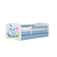 Dětská postel Babydreams modrá 70x140 Slon