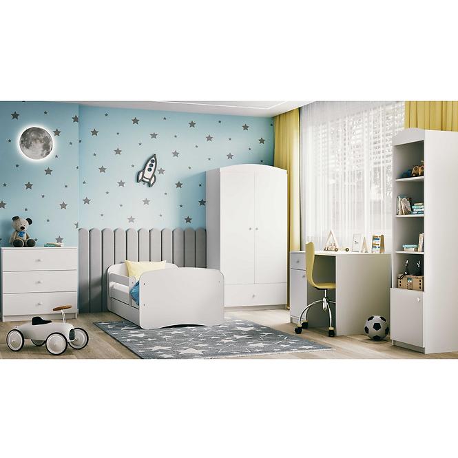 Dětská postel Babydreams+M bílá 70x140