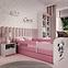 Dětská postel Babydreams+M růžová 80x160 Panda,6