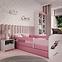 Dětská postel Babydreams+M růžová 80x160 Auto,5