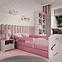 Dětská postel Babydreams+M růžová 80x160 Jednorožec,6