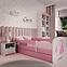 Dětská postel Babydreams+M růžová 80x160 Princezna 2,2