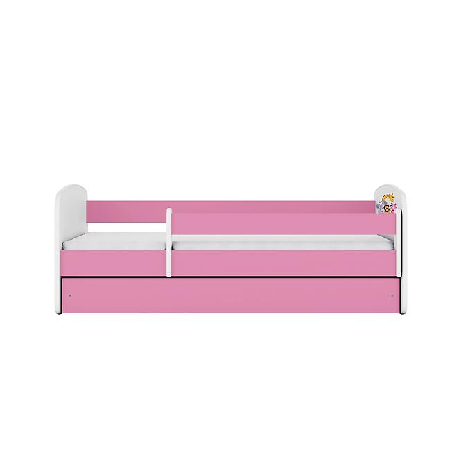 Dětská postel Babydreams+M růžová 80x160 Zoo