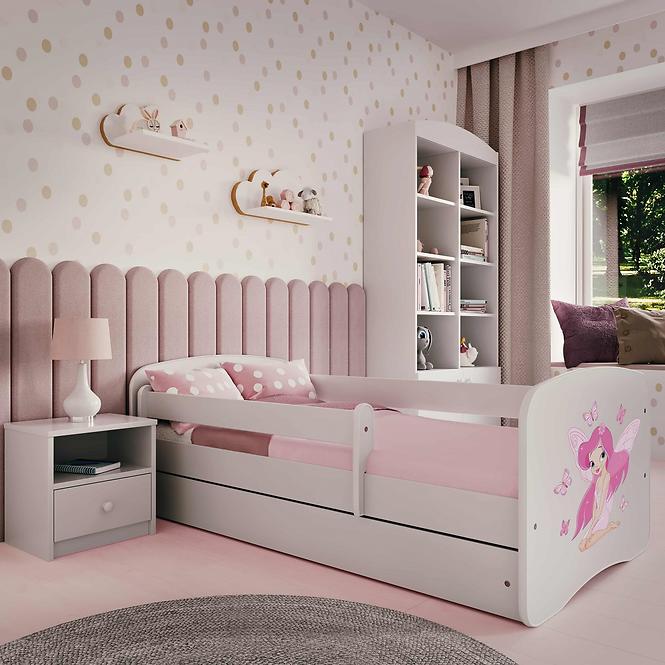 Dětská postel Babydreams+M bílá 80x180 Víla 1