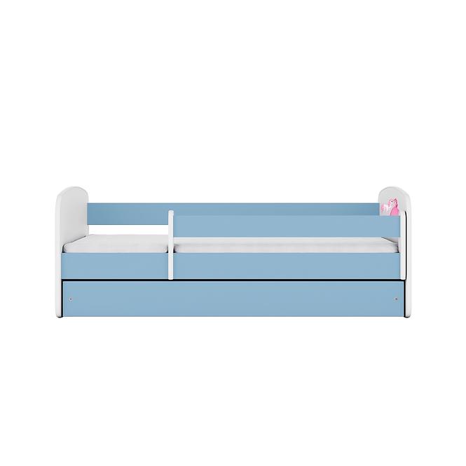 Dětská postel Babydreams+M modrá 80x180 Princezna 2