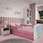 Dětská postel Babydreams+M růžová 80x180 Modrý medvídek,5