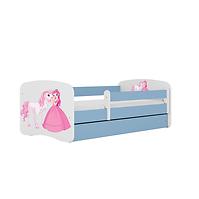 Dětská postel Babydreams+SZ modrá 70x140 Princezna 2