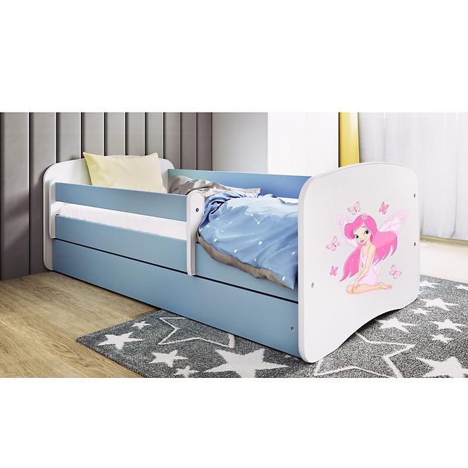 Dětská postel Babydreams+SZ modrá 70x140 Víla 1