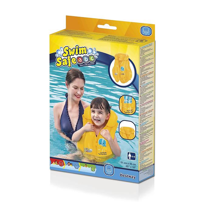 Plavecká vesta Swim Safe Abc 18-30 kg 3-6 32034