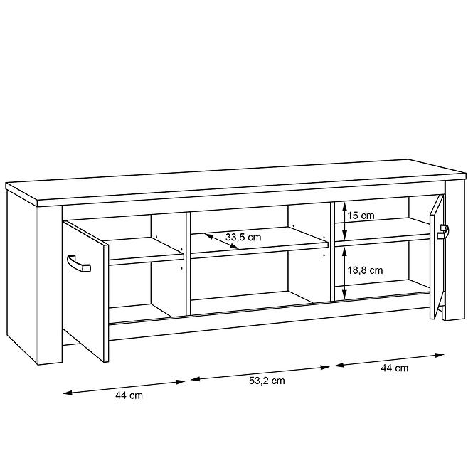 Tv stolek Elara ERXT131-C586