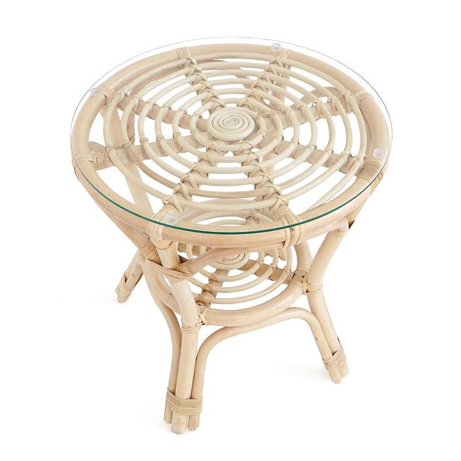 Stůl Quincy Black Natural Rattan