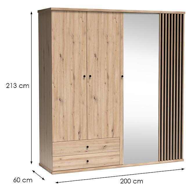 Skříň Cali C24 200 Artisan