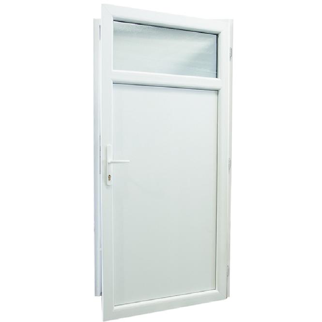 Vchodové dveře Eco D17 98x198x6 90P bílá