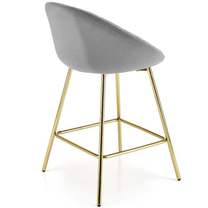 Barová židle H112 popel/zlatý