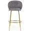 Barová židle H116 popel/zlatý,5