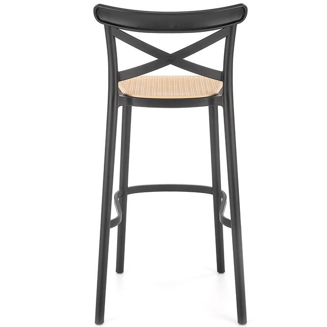 Barová židle H111 přírodní/černá