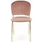 Židle K499 růžová/zlatá,6
