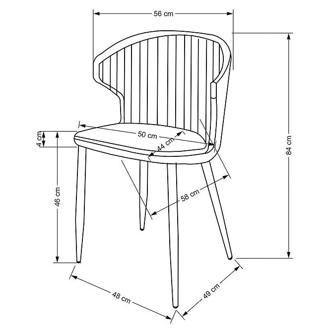Židle K496 béžová