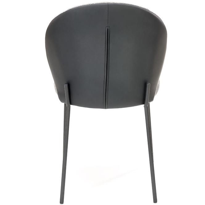 Židle K471 šedá/černá