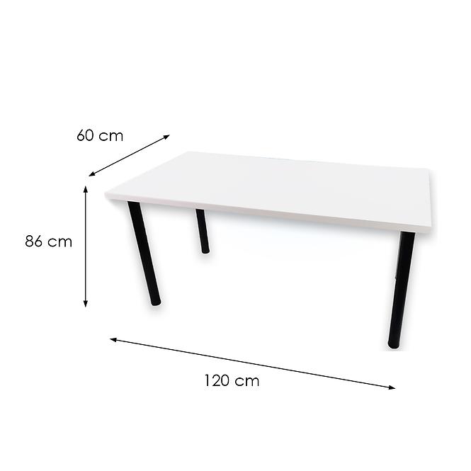 Psací Stůl Top Bílý 120x60x2,8 Model 1