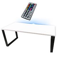 Psací Stůl Low Loft Bílý 120x60x2,8 Model 1
