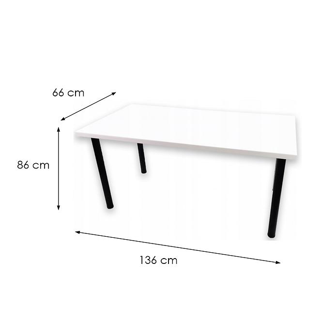 Psací Stůl Top Bílý 136x66x2,8 Model 0