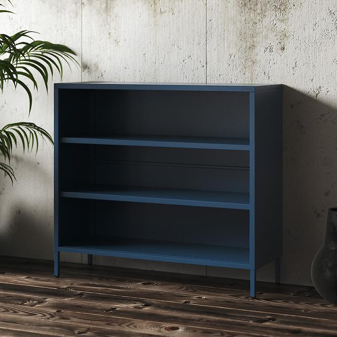 Kovový Regál Krátký i Luca Modern Dark Blue