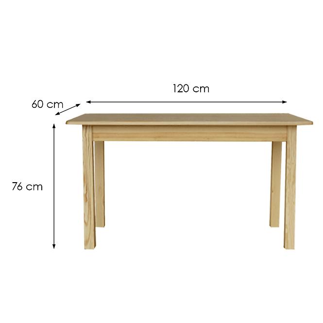 Stůl Borovice ST02 120x76x60