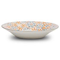 Talíř porcelán Maiolica orange hluboký 22.5cm