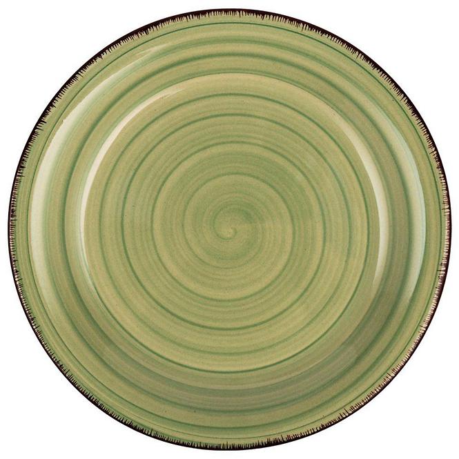 Talíř  Lines Oil Green dezertní 19 cm