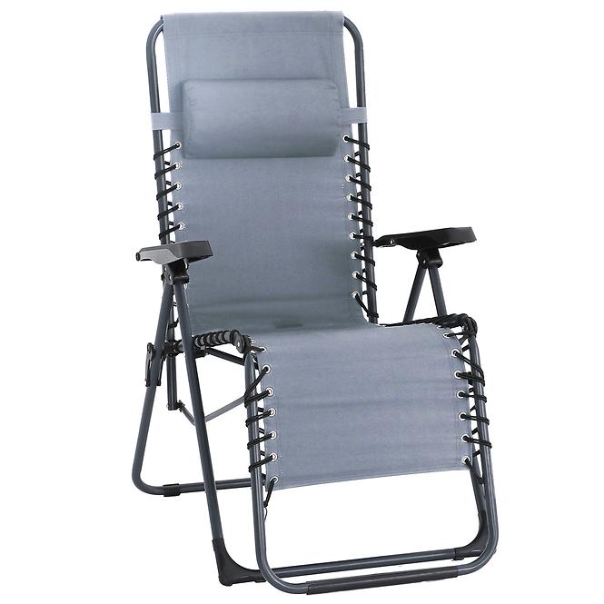 Židle Liro relax šedá