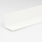 Profil uholníkový PVC bily lesk 10x10x1000