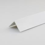 Profil uholníkový PVC bily lesk 30x30x1000