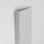 Profil uholníkový PVC světle šedá satina 20x25x1000